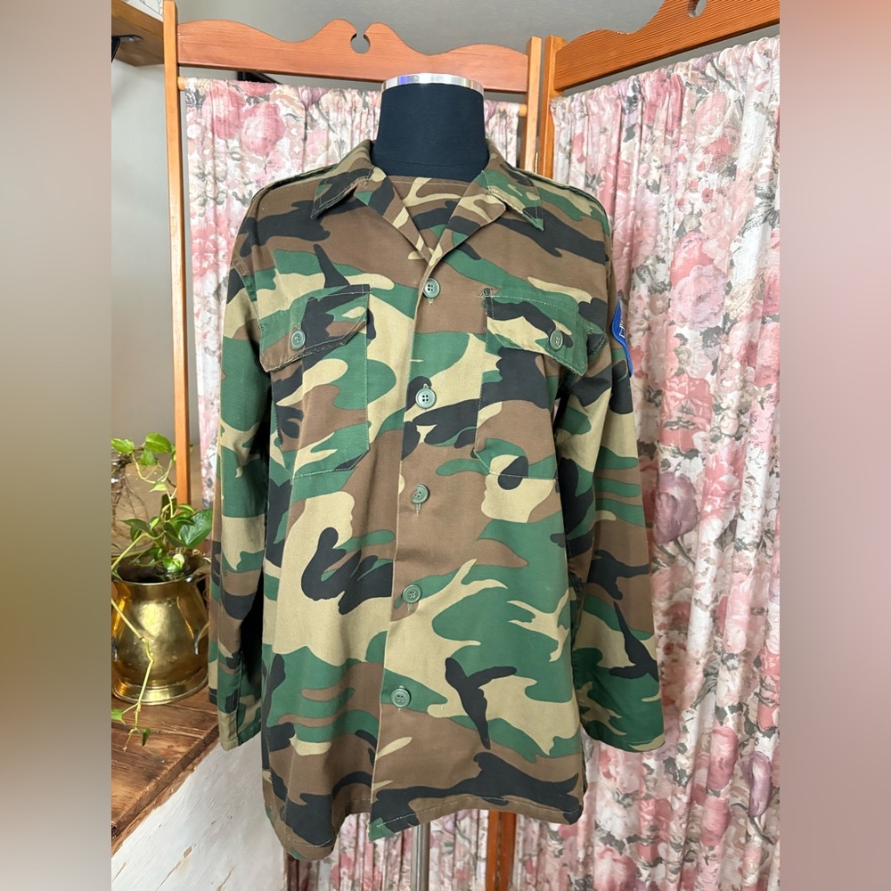 Men's Camouflage Military Jacket | XL